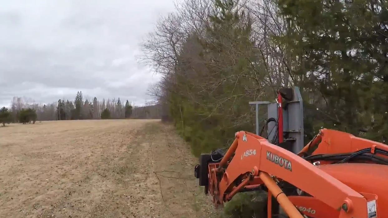 Forax 6’ Heavy Duty Brush Cutter for Tractor Model HDBC, 660 lbs, Min. 45 HP, Rotary Blades, Tilt Mount Compatible