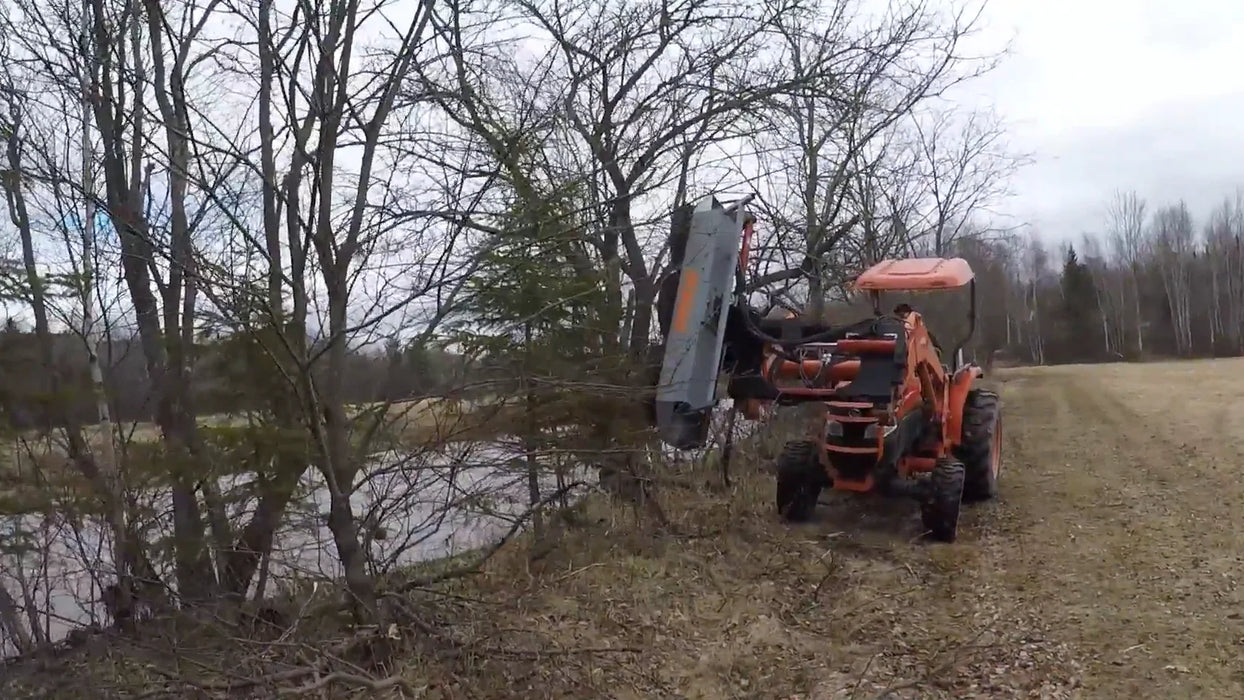 Forax 6’ Heavy Duty Brush Cutter for Tractor Model HDBC, 660 lbs, Min. 45 HP, Rotary Blades, Tilt Mount Compatible