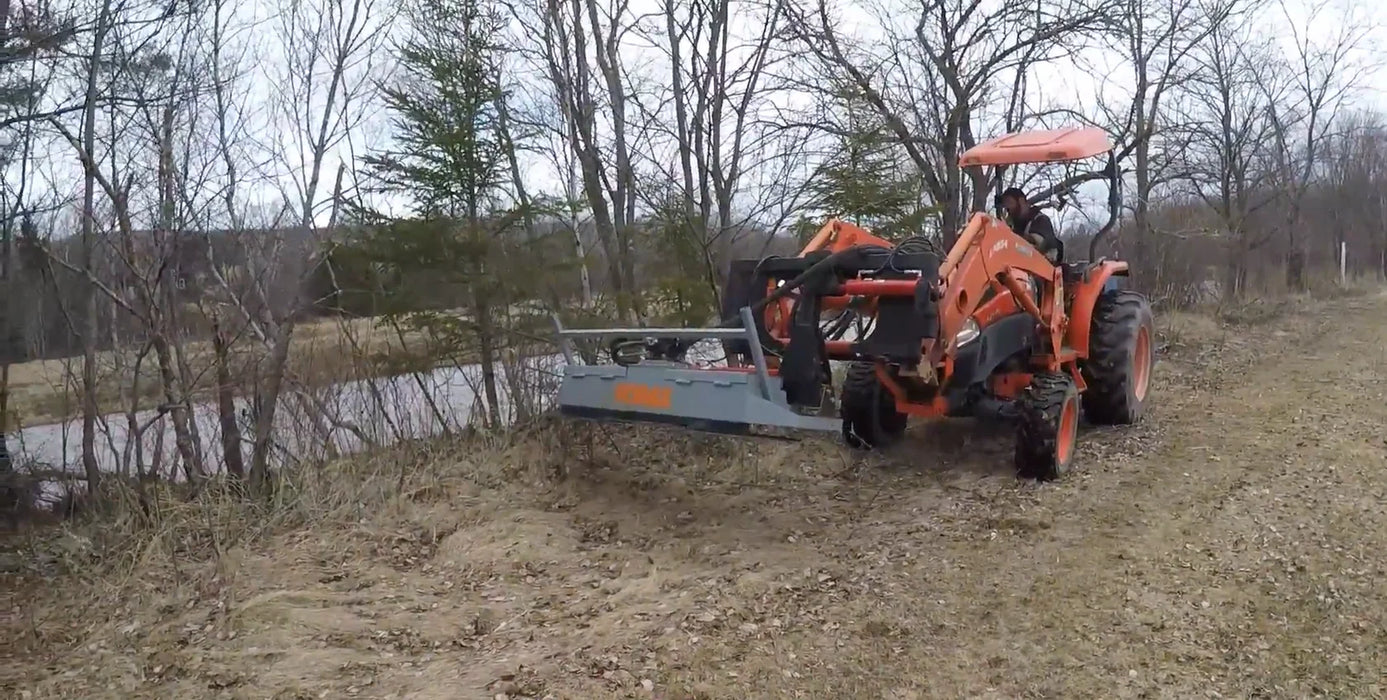 Forax 6’ Heavy Duty Brush Cutter for Tractor Model HDBC, 660 lbs, Min. 45 HP, Rotary Blades, Tilt Mount Compatible