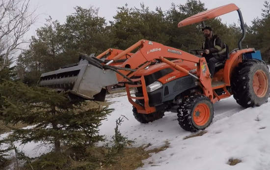 Forax Heavy Duty Mulcher For Tractor or Skid Steer Model HD72 72" Cutting Width 50HP