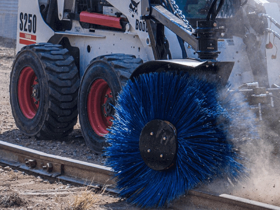 Maxx Attachments Feed Bunk Sweeper for Skid Loader & Small Wheel Loader 2115D4