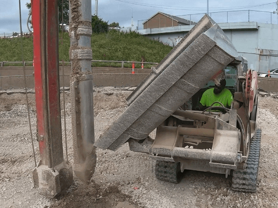 Maxx Attachments Side Dump Bucket Skid Steer Attachment 5643D1