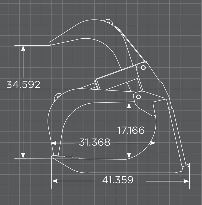 72” Root Grapple for Skid Steer | Standard Duty Grapple (55–75 HP)