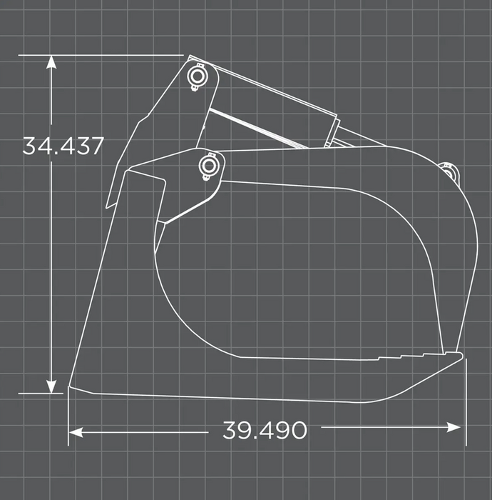 78” Heavy Duty Root Grapple for Skid Steer | XHD Attachment (75–120 HP)