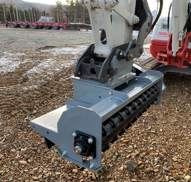 Forax Skid Steer HP40 Drum Mulcher Ultralight Mulcher Skid Steer Attachments