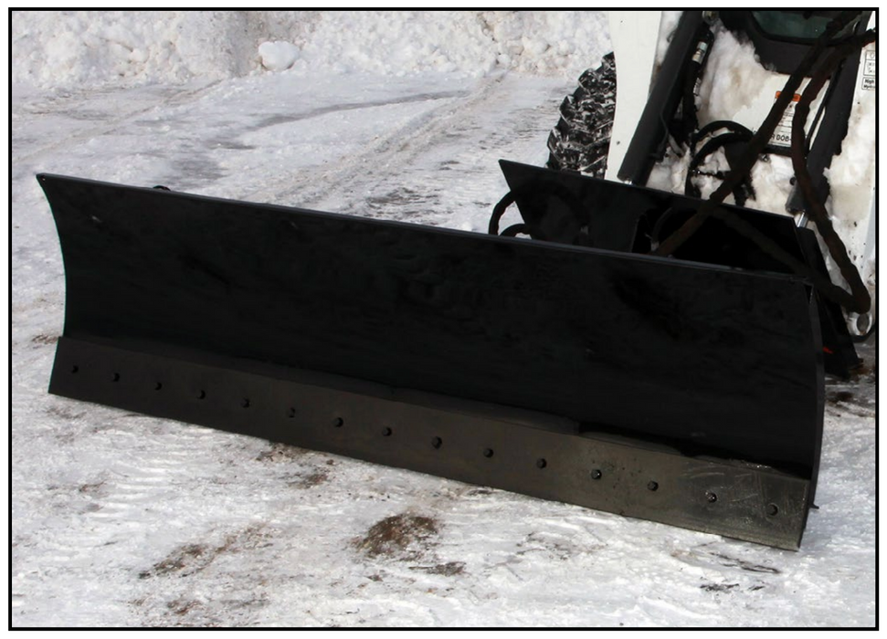 Top Dog Attachments 90” Hydraulic Snow Blade Skid Steer Attachment Snow Plow